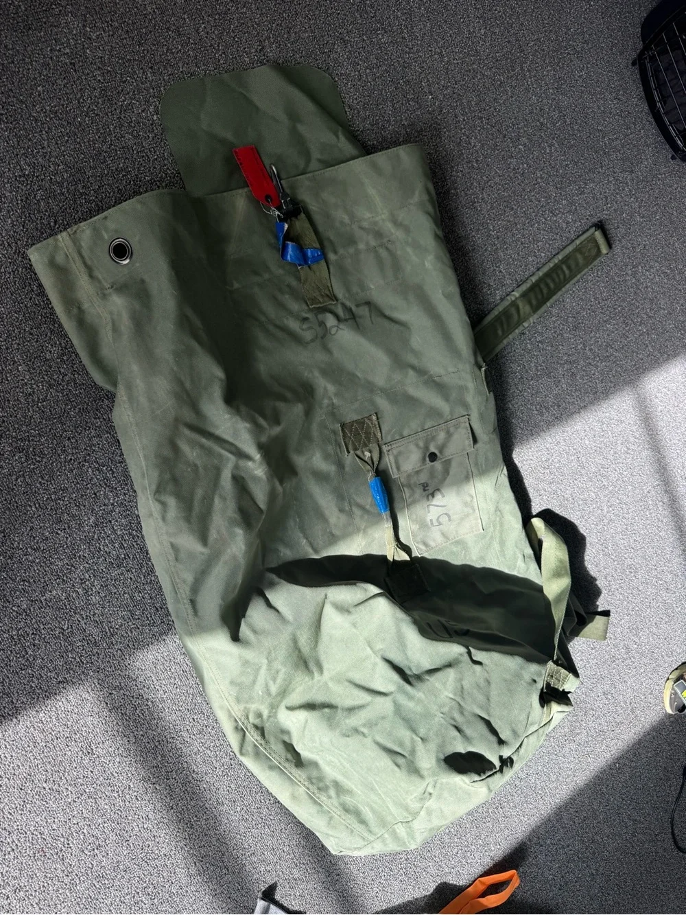 Olive Green Military Duffel Bag Weckworth Mfg